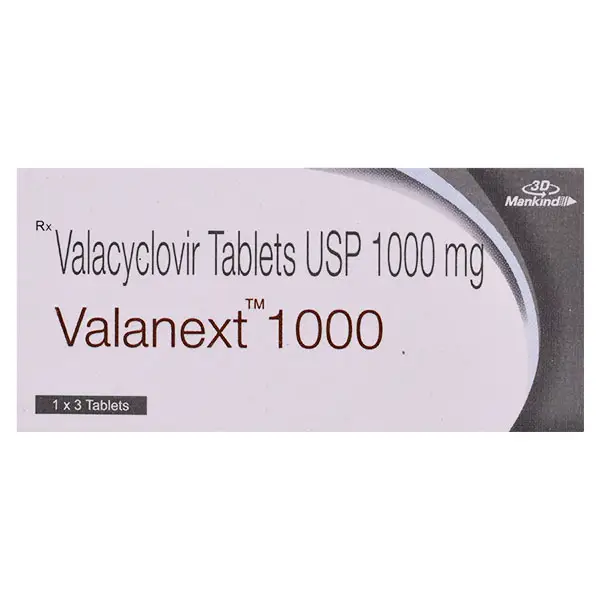 Valanext 1000mg Tablet